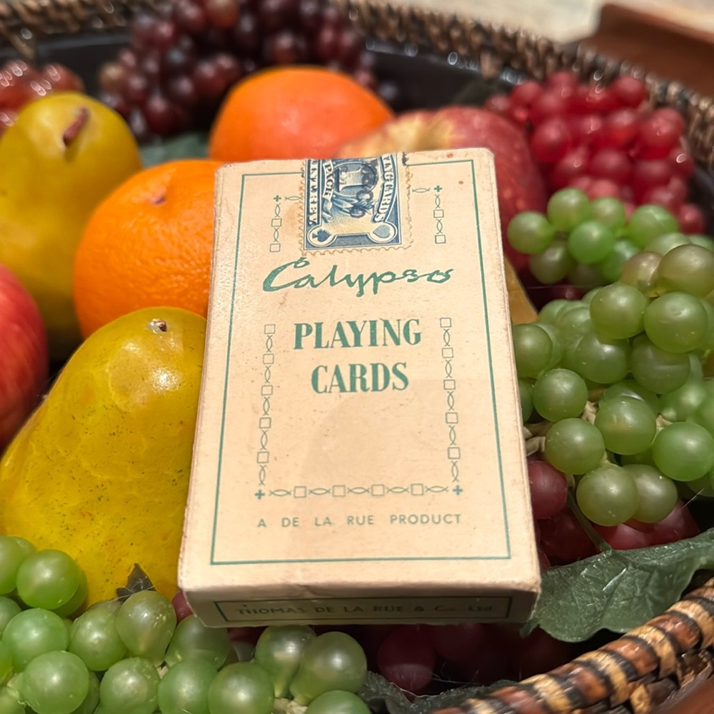 VINTAGE CALYPSO PLAYING CARDS